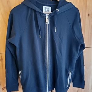 Karssen by Zoe Karssen Women's Black French Terry Hoodie Size Medium